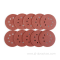 150mm round sand paper disc abrasive 8 holes
